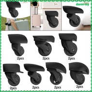 [DarosMY] 2 Pieces Luggage Wheels Replacement Mute Luggage Accessories Suitcase Wheels Luggage Trave