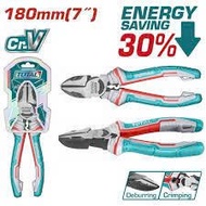 Total THT premium cutting pliers230706S size 7 inches/180mm, save 30% strength compared to regular p