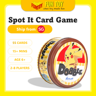 [FunToy] Spot it! Pokemon - Dobble Kids Birthday Party Card game Goddie Bag Gift Perfect for Kids an