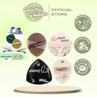 [XIXI] XIXI Foundation Sponge with Pastel Yellow Makeup Assitant Zip Bag (GJ-40, GJ-62, GJ-66, GJ-69