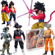 Shf Dragon Ball Frieza Action Figurines Dragon Ball Assembly Model Goku Negro Collectible Items