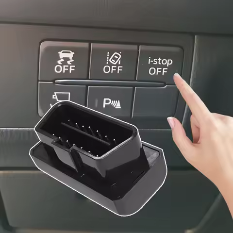 Auto Start Stop Disable Switch Engine OBD i-stop trun off button deactivation For Mazda 3 BM BN CX5 