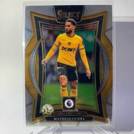Football Card For Collection MATHEUS CUNHA WOLVERHAMPTON TERRACE PANINI SELECT 2025