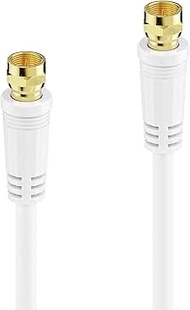 SAT Cable 7.5 m 75 Ohm 110 dB 4x Shielded F Connector > F Connector Coaxial Cable Antenna Cable TV H