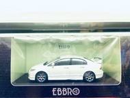 EBBRO HONDA CIVIC 本田 FD2 Type R  white  1/43
