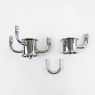 NEW 2" (51mm)  FlangeOD64 Sanitary Soxhlet Extractor Kit With Hose Connector For Distillation, Stain