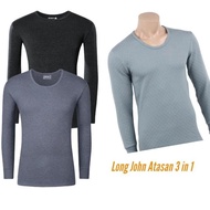 Atasan Long John Pria 3 In 1