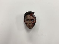 Hottoys Terminator Battle Damaged T800 MMS238 1/6 figure 著燈頭雕