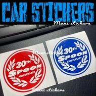 30TH SPOON ANNIVERSARY / CAR STICKER