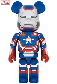 MEDICOM TOY - Be@rbrick BEARBRICK IRON PATRIOT 1000％