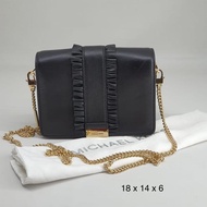 Tas MICHAEL KORS Original Authentic MK Jade Medium Gusset Clutch Asli