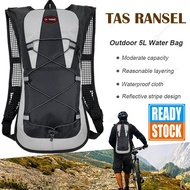 Hotspeed Tas Ransel Gunung Kecil 5L Hiking Adventure Tas Camping Outdoor Waterproof Tas Gunung Kecil Tas Ransel Pria Tas Gendong Pria Tas Bahu Tas Backpack Kecil Tas Sekolah Tas Sepeda Bersepeda Tas Punggung Tas Ransel Sepeda Gowes Bike Cycling Bag - Abu