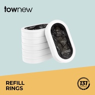 Townew Smart Trash Bin T3 Refill Rings [6 Rings/ Box, Integrated Design, Easy Install, PP Material]