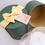 Surabay Gift Box/ Eid al-Fitr Hampers Box. 500g Round Jar contains 3. Hardbox D.14 T.18.5 (PM)