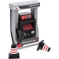 Didiseaon Decor Miniature Gas Station Model Kit - DIY Educational Plaything, Bus Shelter, Doll House