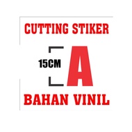 LETTER STICKER NUMBER/ 15CM HEIGHT 1 DIGIT