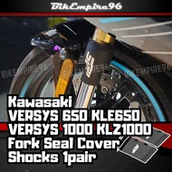 Kawasaki VERSYS 650 KLE650 VERSYS 1000 KLZ1000 Motorcycle Up Side Down Fork Seal Cover Shocks 1pair 