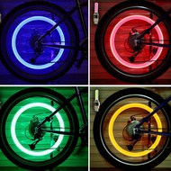 2 Pcs Bicycle LED Light / Bike Tire Valve Lights / Bicycle Flash Light / Mountain Road Bike Cycling Tyre Wheel Lights / Bicycle Wheel Spoke LED Neon Lamp