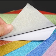 10-sheets Glitter Cardstock Paper,  Multi Color Rainbow Glitter Cardstock, Self-adhesive Premium A4 