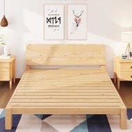 Fortem Fitness TRUFFLE เตียงไม้สน 5 ฟุต  รุ่น Cruz-02 ขนาด 150x200x30ซม.  สีไม้ สินค้าคุณภาพดี