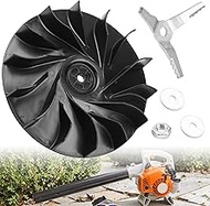 YAQINGMY 4241-704-3405 Fan Wheel w/ 4229-768-0300 Shredder Blade Compatible with ST-IHL BG 56 BG86 S