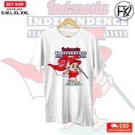Kepstore - Kaos indonesia independence day HRI-79 - Kaos Merdeka - Combed 30s - Unisex