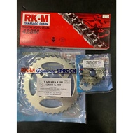 [100% GENUINE / ORIGINAL] RK-M YAMAHA LC135 428 SPOCKET SET