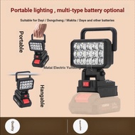 Lighting Wireless Outdoor Hanging Work Light Suitable for Dayi Dongcheng Power Tool Lithium Battery