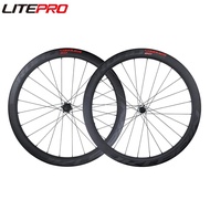 Litepro JKLapin 700C Full Carbon Fibre Bicycle Wheelset 38 48 60 85MM Road Bike QR Disc Brake 24Holes 11S Wheels Rim