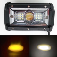 1pcs 105W LED Kerja Lampu Bar Tahan Air Lampu Kabut Lampu Putih Lampu Kuning untuk Truk Jeep Sepeda