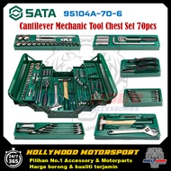 SATA CANTILEVER MECHANIC TOOL CHEST SET 70PCS 95104A-70-6