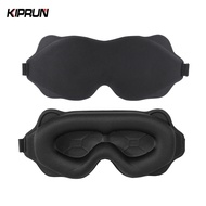 KIPRUN 3D Sleeping Eye Mask, 100% Blackout Sleep Mask for Sleeping, Women and Men, 6D Groove Design