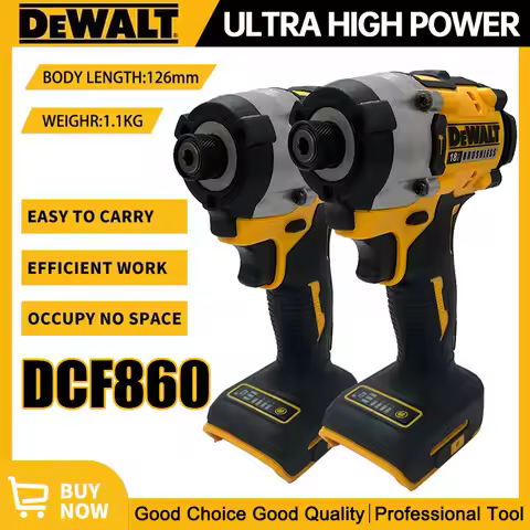 Dewalt DCF860 Cordless Compact Drill / Driver 20V Brushless Electric Drill Screwdriver Rechargeable 