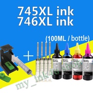 Canon PG 745XL CL 746XL ink PG745XL CL746XL  refilable ink compatible for Canon MG2577S/MG3070/MG247