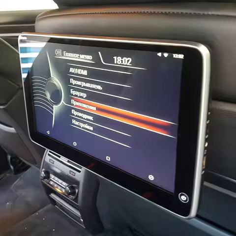 Android Headrest Monitor With WiFi TV Screen For BMW X5 F15 X6 F16 xDrive30i xDriv35i xDrive40i Rear