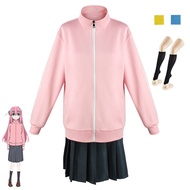 Bocchi the Rock Cosplay Bocchi Outfit Jacket Hitori Gotoh Hoodie Anime Dress for Adult