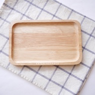Square Wooden Plate 5 Inches x 8
