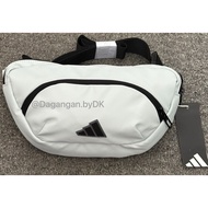 Tas Waistbag Adidas 3D Logo Original Resmi 100% Soft Grey (Limited)