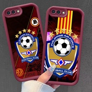Burgundy Case for Realme C2S C2 OPPO A3S A1K A12E D-24 Air Force Army