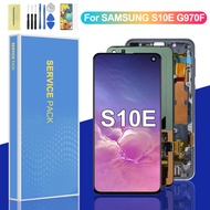 For Samsung Galaxy S10E LCD SM-G970F/DS G970F Display Digitizer With Frame Touch Screen Assembly