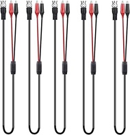 Clyxgs BNC Double Alligator Clip Test Cable Probe Lead Oscilloscope Test, Oscilloscope Probes BNC to