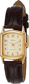 QA69-103 Women's Watch, Analog, Waterproof, Leather Strap, Gold, Braun, watches Cheap Citizen,Casual