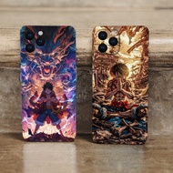 Phone Skin stickers printed with glitter Luffy image for ip7plus/ xsmax/ 11/ 12/ 13/ 14/ 15promax, (