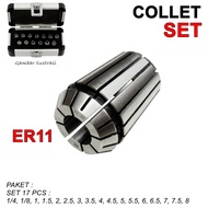 Collet Package ER 11 Set 17 Arbor Chuck ER11 Milling Adapter Endmill CNC