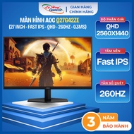 AOC Q27G42ZE/71 /25G4K Gaming Monitor 25'' FHD IPS 420Hz 0.3ms - Genuine Product