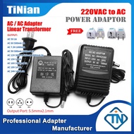 220V AC to AC 5V 6V 7.5V 9V 12V 300mA 500mA 800mA 1000mA 2000mA 3A Adapter Linear Transformer AC/AC 