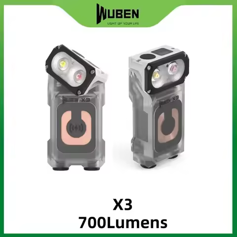 WUBEN X3 Rechargeable Owl Best EDC Flashlight 700Lumens 180° Rotating Head ultra-light weight, wirel