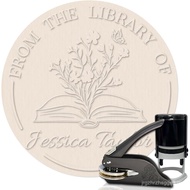 HDSD Custom Book Embosser - Personalized Book Embosser with Your Message or Design - A Unique Gift f