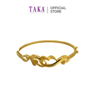 TAKA Jewellery 999 Pure Gold Bangle