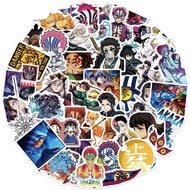50 Pcs Waterproof Demon Slayer Fandom Stickers - Cute Cartoon Graffiti Embellishments for Phone Case
